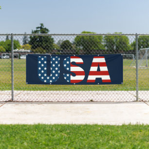Bannière extérieure Patriotic USA