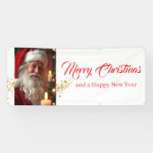 Bannière extérieure Père Noël Joyeux Noël (Horizontal)