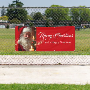 Bannière extérieure Père Noël Joyeux Noël
