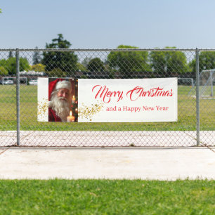 Bannière extérieure Père Noël Joyeux Noël