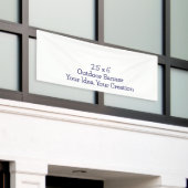 Bannière Extérieure Simple Professionnelle 0,76m x (Bâtiment extérieur)
