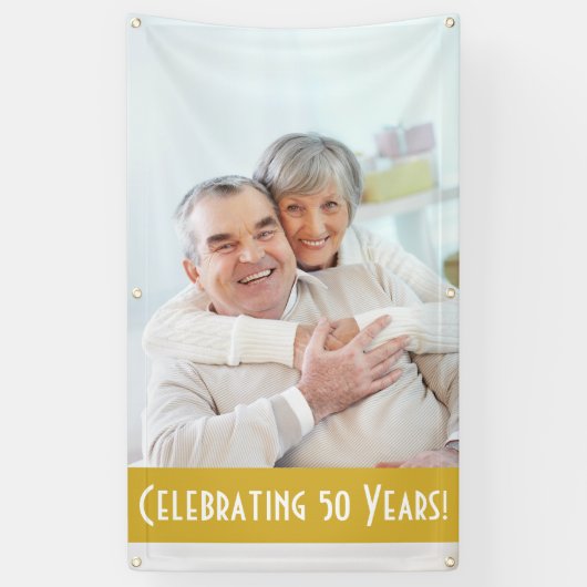Bannière faite sur commande d'anniversaire de (Vertical)