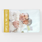 Bannière faite sur commande d'anniversaire de (Horizontal)