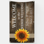 Bannière faite sur commande de mariage (Vertical)