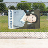 Bannière faite sur commande de Mitzvah de barre de (En situation)