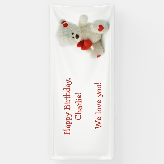 Bannière faite sur commande des textes et de photo (Vertical)