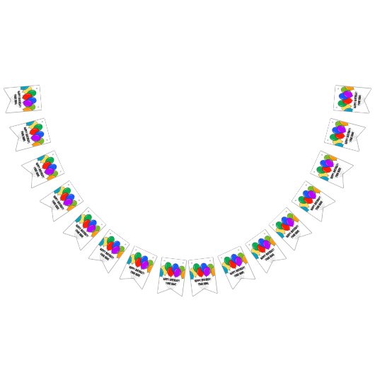 Bannière faite sur commande d'étamine de partie de (Tout)