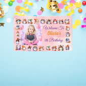 Bannière fantôme mignonne pour enfants Anniversair