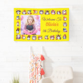 Bannière fantôme mignonne pour enfants Anniversair (En situation)