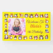 Bannière fantôme mignonne pour enfants Anniversair (Horizontal)