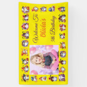 Bannière fantôme mignonne pour enfants Anniversair (Vertical)