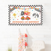 Bannière Fast One Racing First Birthday (En situation)