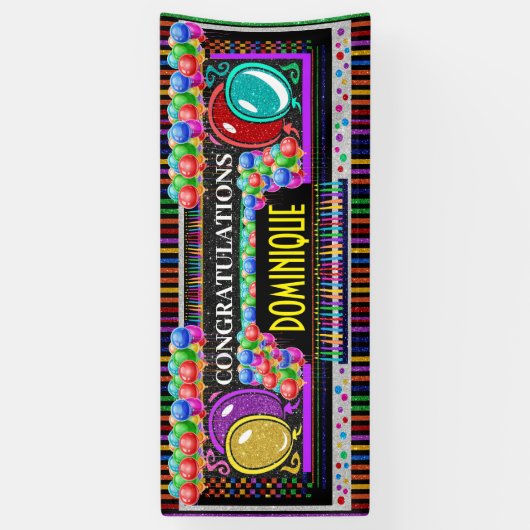 Bannière Félicitations 6 Pieds (Vertical)