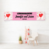 Bannière Félicitations du mariage de la Saint Vale (En situation)