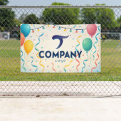 Bannière Festin Balloon Custom Company (En situation)