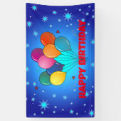 Bannière festive HEUREUSE D'ANNIVERSAIRE (Vertical)