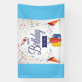 Bannière fête d'anniversaire (Verticale)