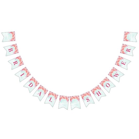 Bannière Fête des mariées Bleu clair Aquarelle Fle (Tout)