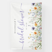 Bannière Fête des mariées fleur sauvage (Verticale)