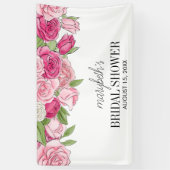 Bannière Fête des mariées Roses Roses Roses Roses (Vertical)