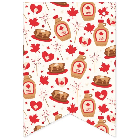 Bannière fête du Canada (Troisième drapeau)