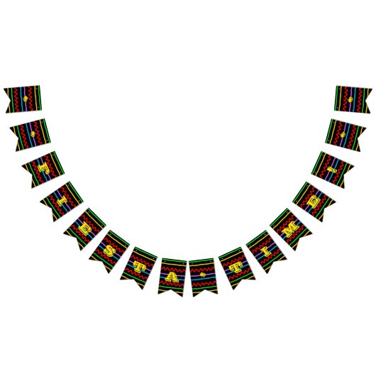 Bannière Fiesta Personnalisée Bunting (Tout)