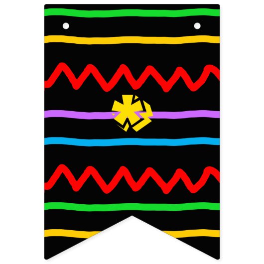 Bannière Fiesta Personnalisée Bunting (Deuxième drapeau)