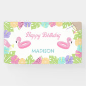 Bannière Fille Pool (Horizontal)