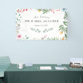 Bannière fleur sauvage Fête des mariées de bienven (Salon professionnel)