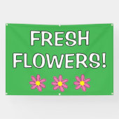 Bannière Fleurs fraîches (Horizontal)
