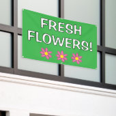 Bannière Fleurs fraîches (Bâtiment extérieur)