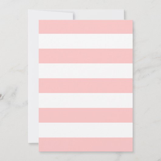 Bannière florale | Faire-part de naissance (Dos)