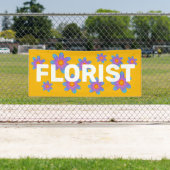 Bannière FLORISTIQUE Fleurs colorées (En situation)