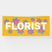 Bannière FLORISTIQUE Fleurs colorées (Horizontal)
