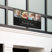 Bannière funéraire moderne de texte personnalisé d (Bâtiment extérieur)