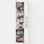 Bannière funéraire moderne de texte personnalisé d (Vertical)