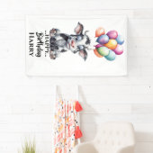 Bannière Funny Blue Cow (En situation)