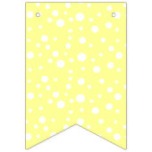 Bannière Garland Coeur Bébé Jaune et Noir (Premier drapeau)