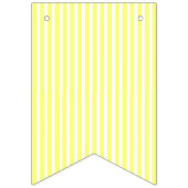 Bannière Garland Coeur Bébé Jaune et Noir (Troisième drapeau)