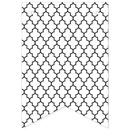 Bannière géométrique rose et noir (Deuxième drapeau)