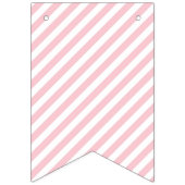 Bannière géométrique rose et noir (Premier drapeau)