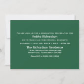 Bannière Green Grunge 2013 Grad Invitation (Dos)