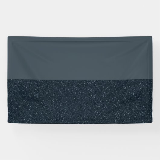 Bannière Half Noise Charcoal – Vinyle Moderne 3x5 (Horizontal)