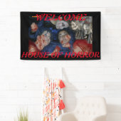 Bannière Halloween 3' x 5' (En situation)