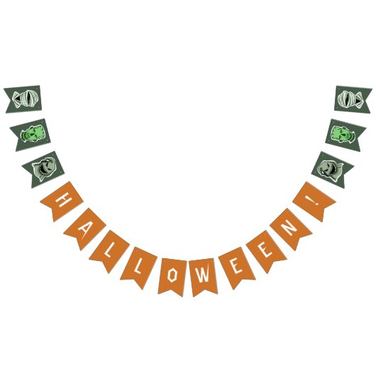 Bannière Halloween couleur personnalisée (Tout)