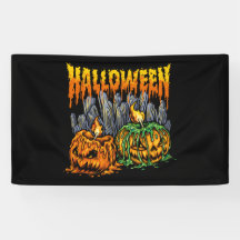 Bannière Halloween Pumkin