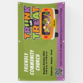 Bannière Halloween Trunk or Treat (Vertical)