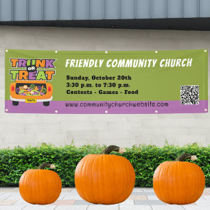 Bannière Halloween Trunk or Treat