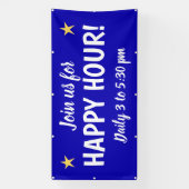 Bannière Happy Hour Personnalisée (Verticale)