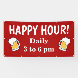 Bannière Happy Hour Personnalisée